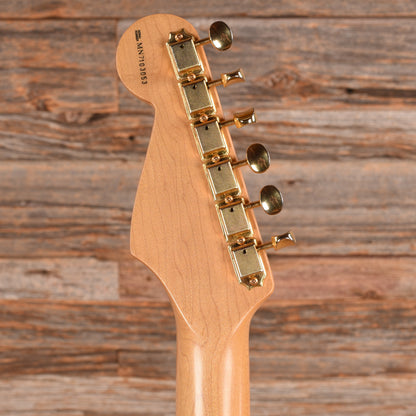 Fender Deluxe Series Stratocaster Transparent Red 1997 Electric Guitars