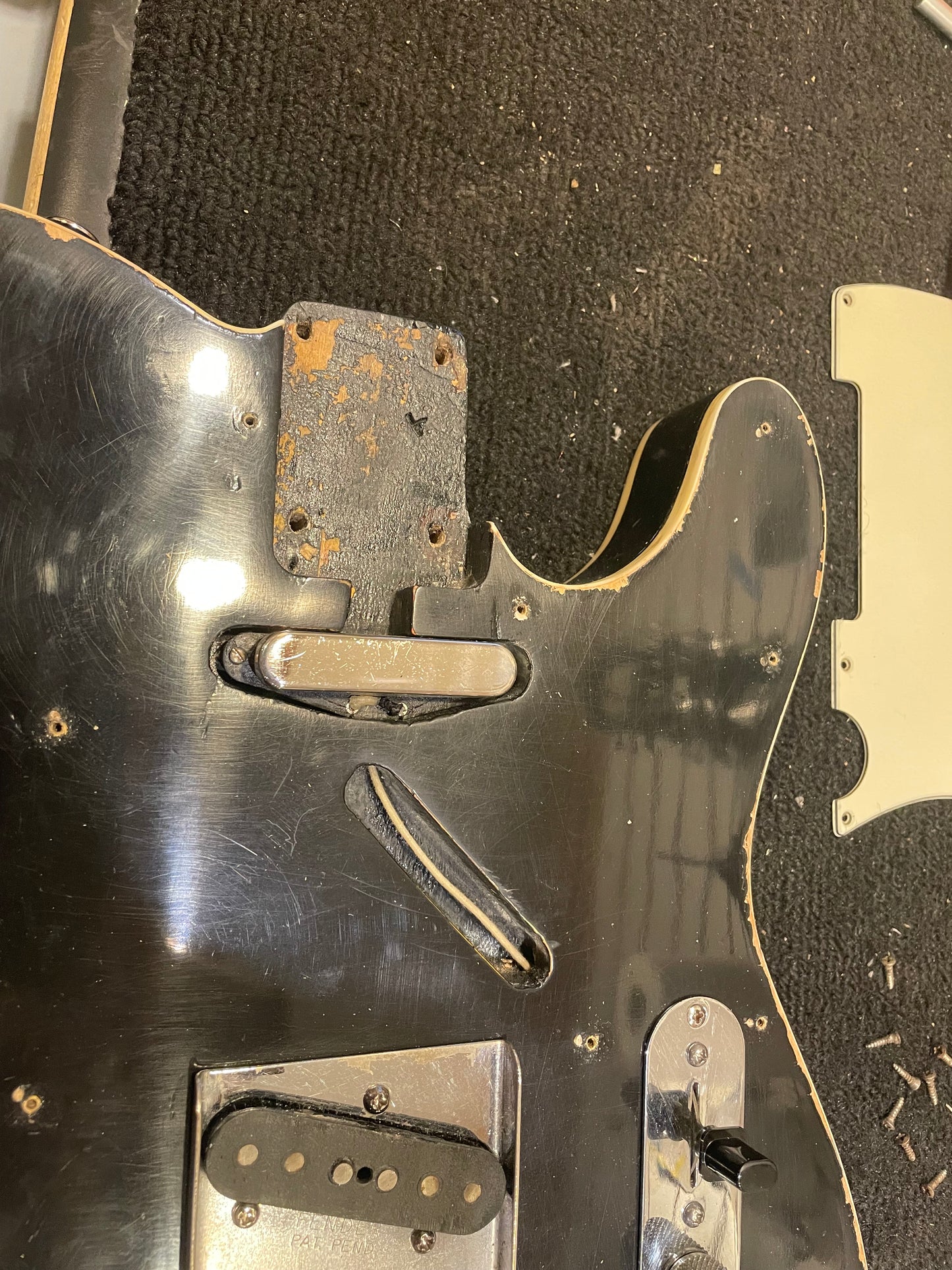 Fender Esquire Custom Black Refin 1963 Electric Guitars