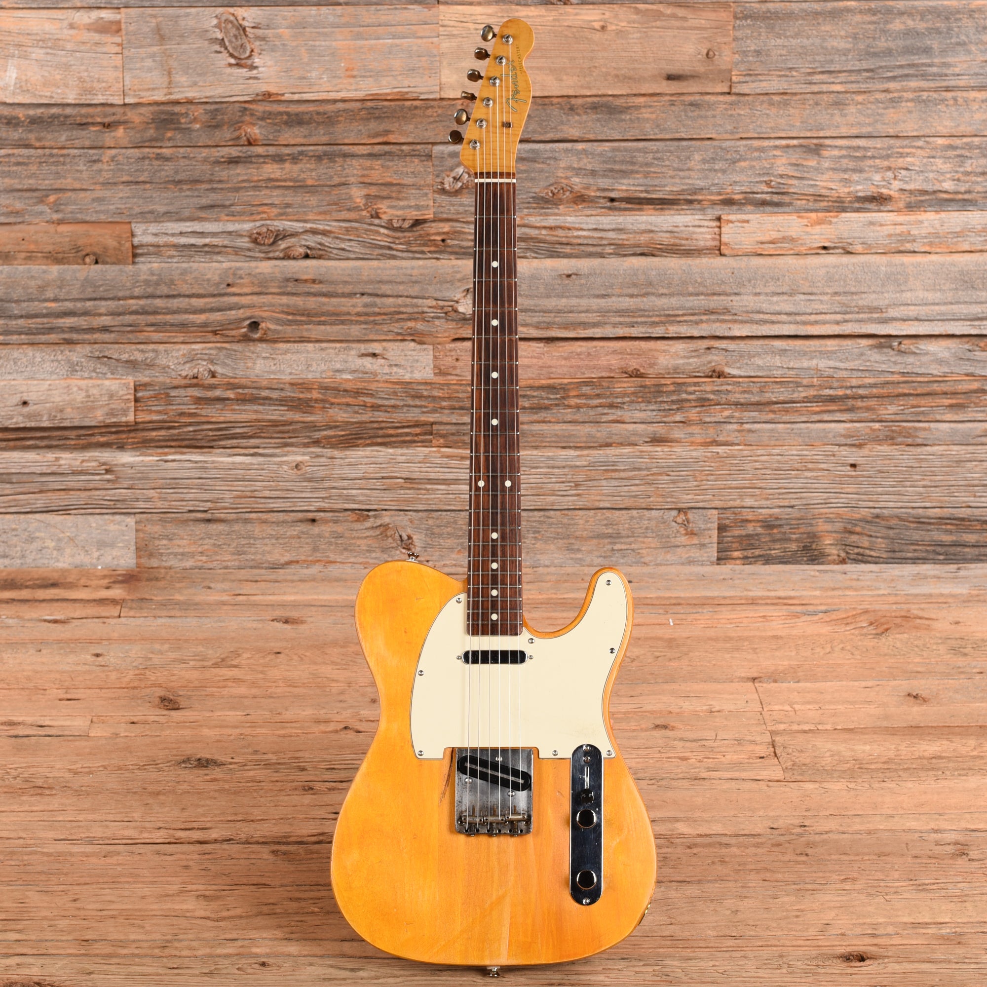 Fender Foto Flame Telecaster Natural 1995 Electric Guitars