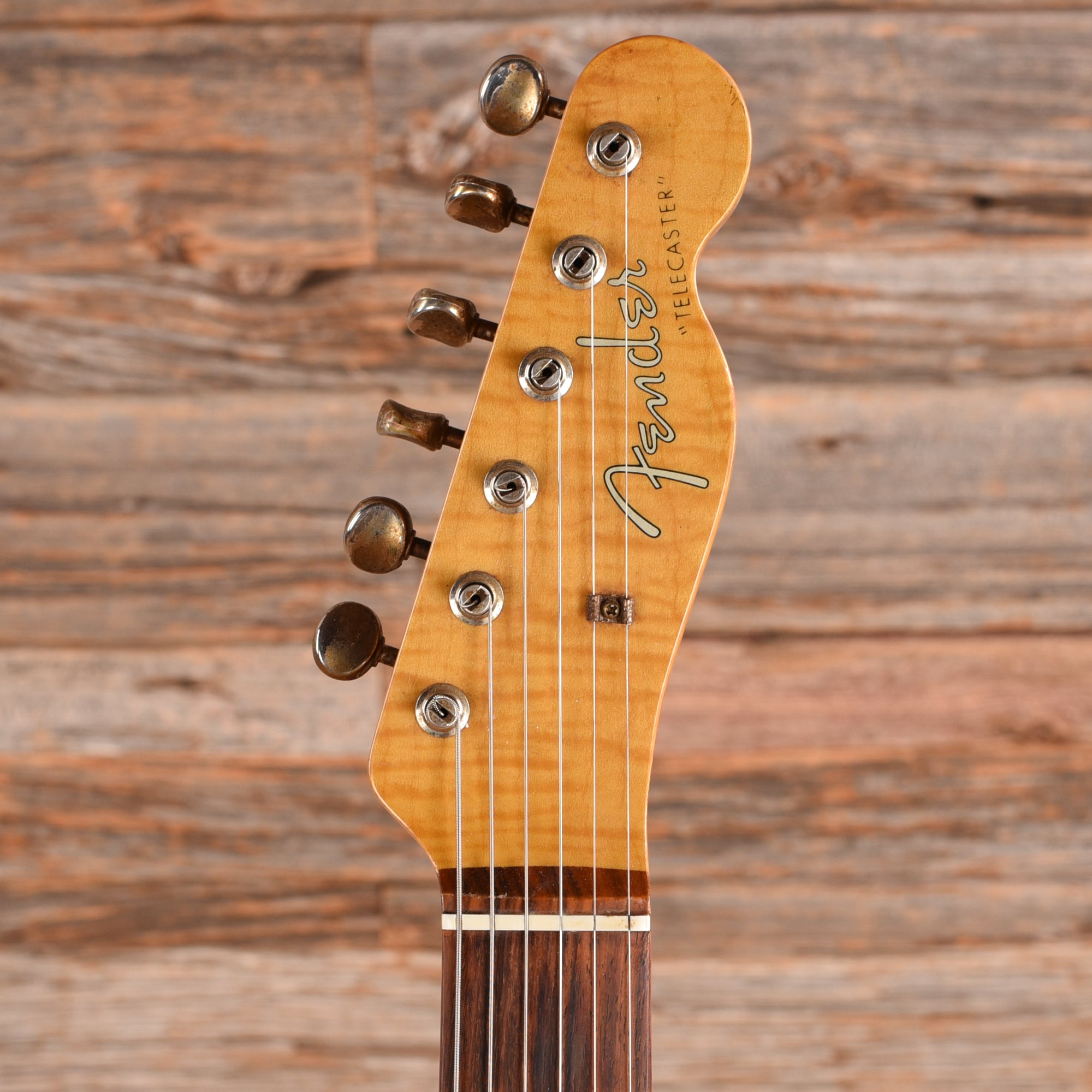 Fender Foto Flame Telecaster Natural 1995 Electric Guitars