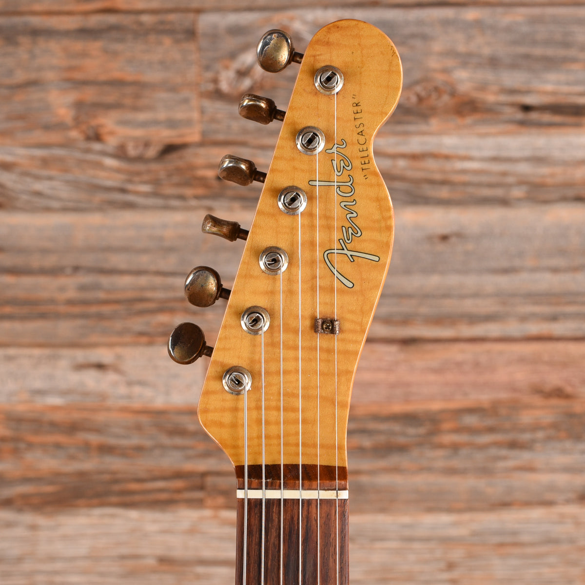 Fender Foto Flame Telecaster Natural 1995 Electric Guitars