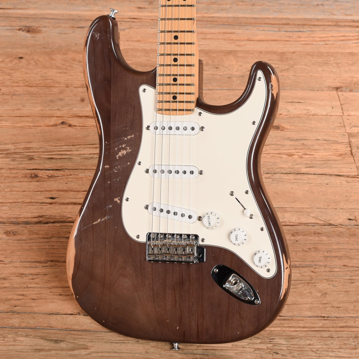 Fender Highway One Stratocaster Cocoa Transparent 2002 Electric Guitars