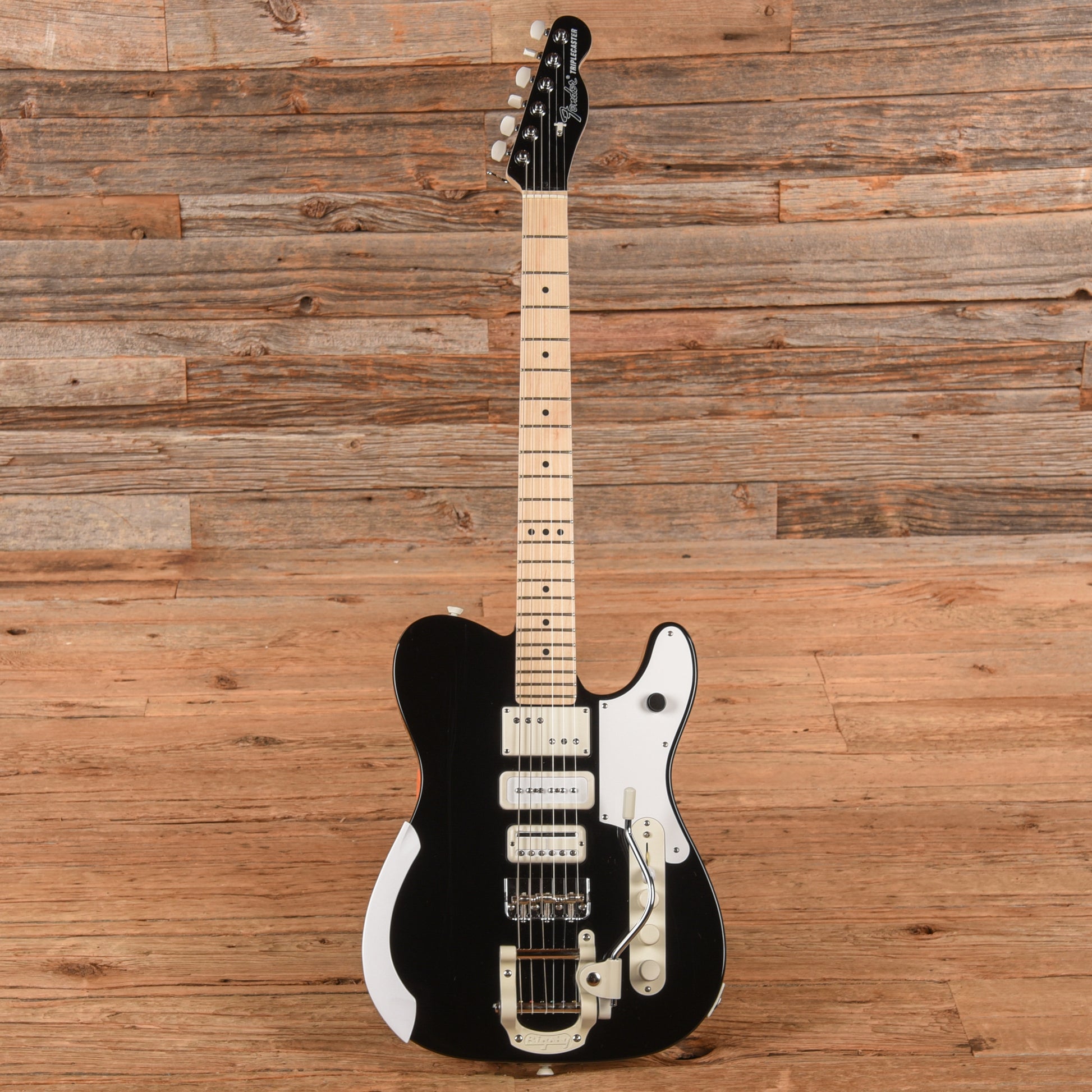 Fender Jack White Signature Triplecaster Black 2024 Electric Guitars