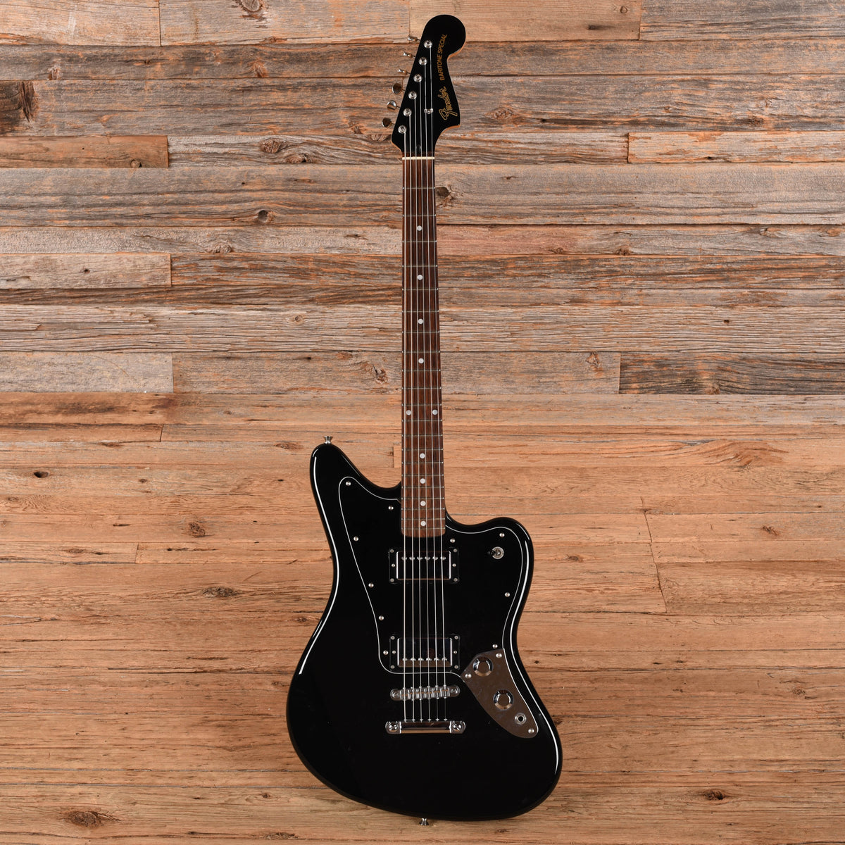 Fender Jaguar Baritone Special HH Black 2004 Electric Guitars