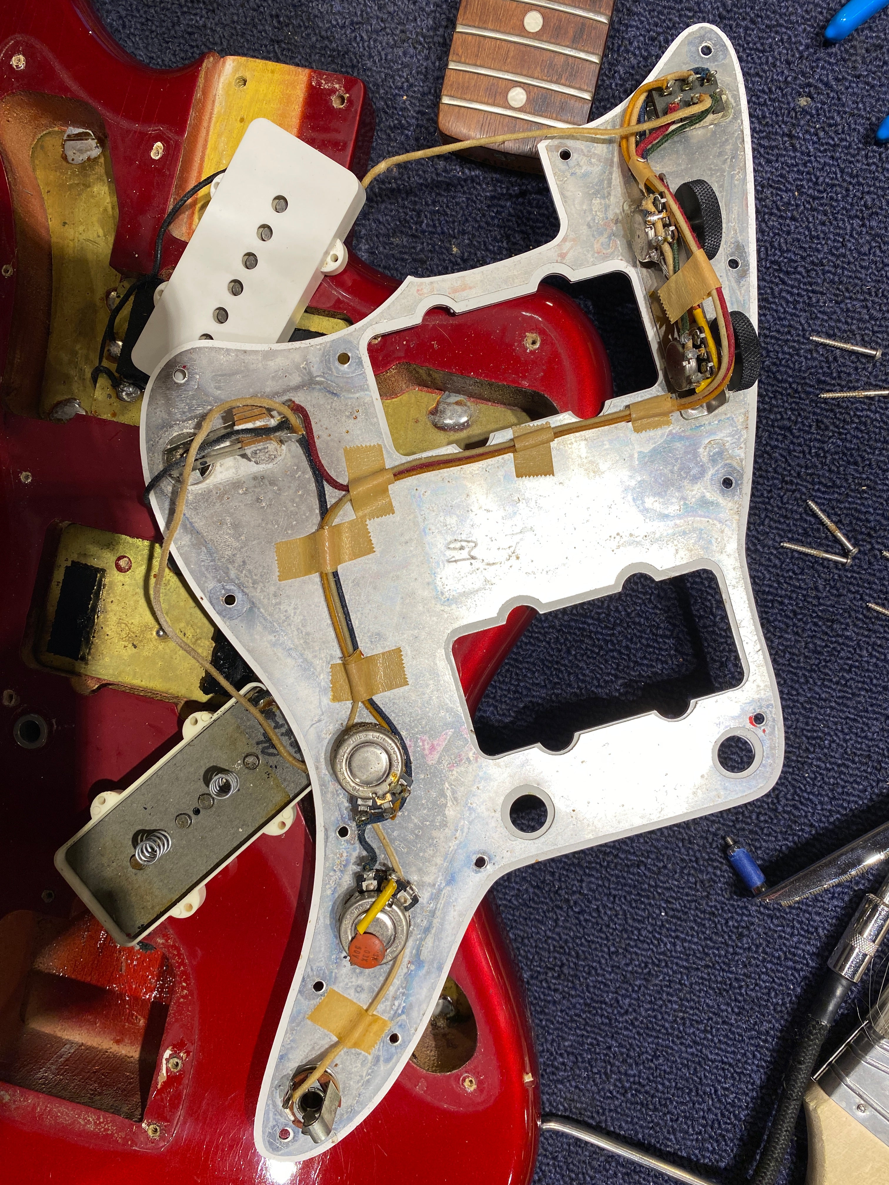 Fender Jazzmaster Candy Apple Red 1965 Electric Guitars