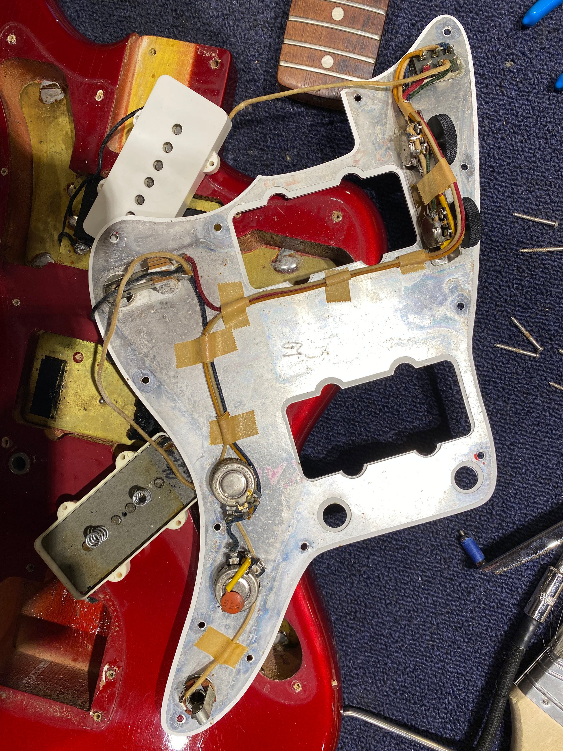 Fender Jazzmaster Candy Apple Red 1965 Electric Guitars