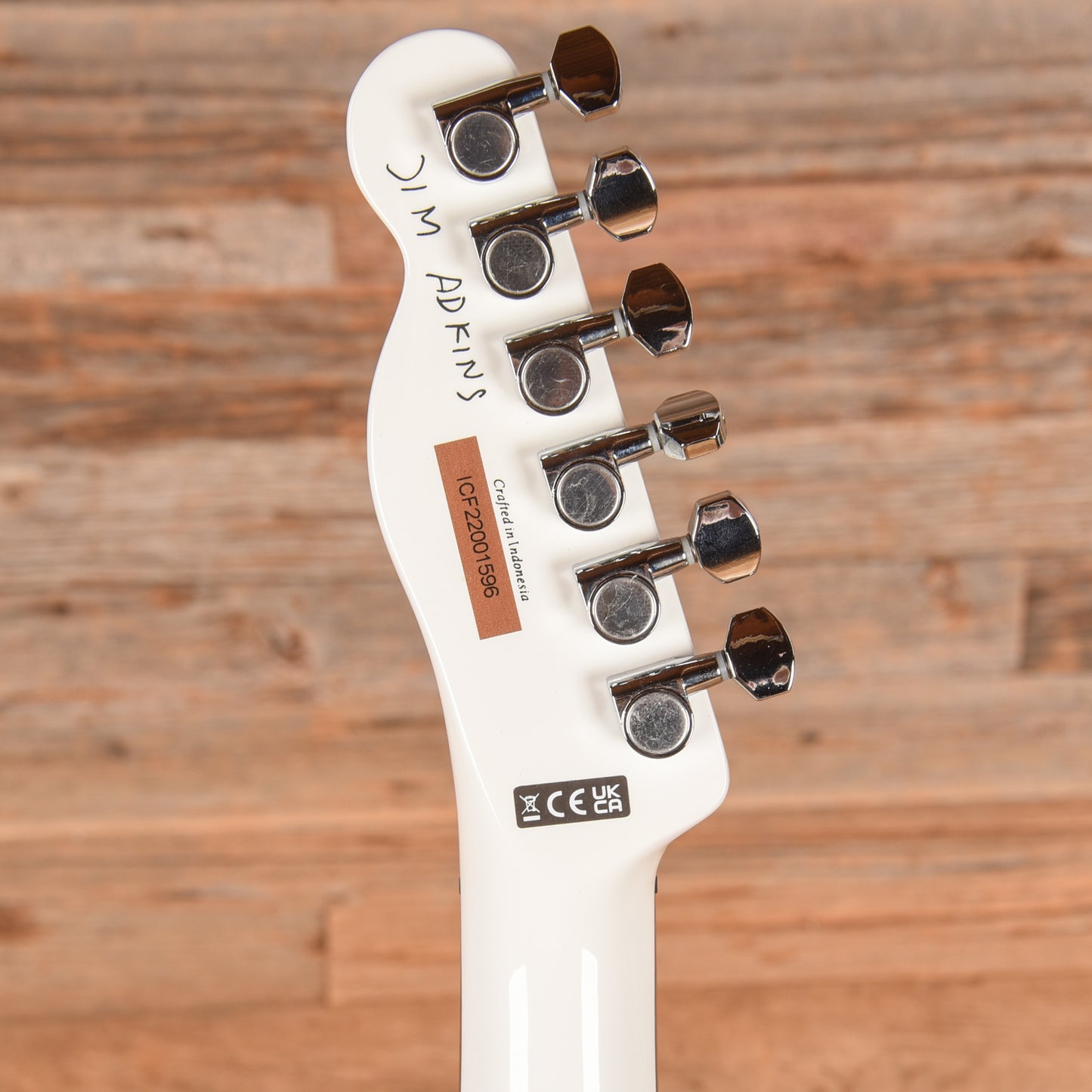 Fender Jim Adkins JA-90 Telecaster Thinline white 2022 Electric Guitars