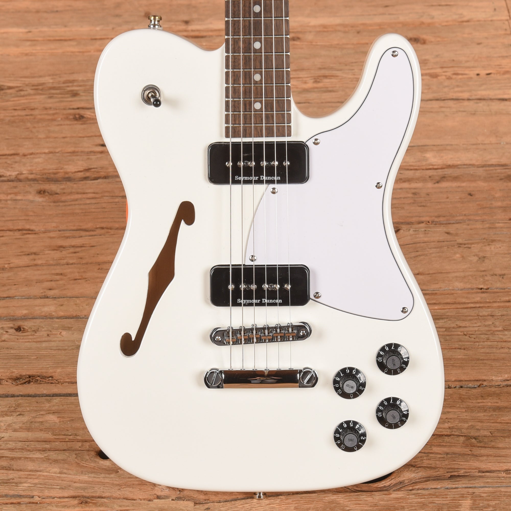 Fender Jim Adkins JA-90 Telecaster Thinline white 2022 Electric Guitars