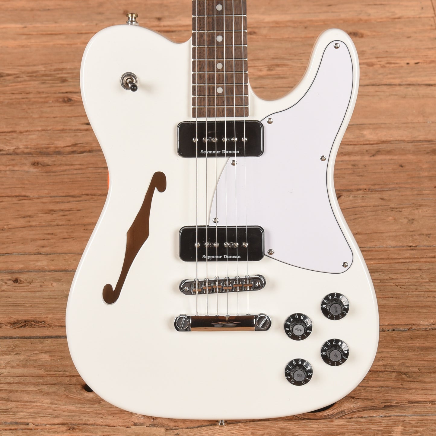Fender Jim Adkins JA-90 Telecaster Thinline white 2022 Electric Guitars