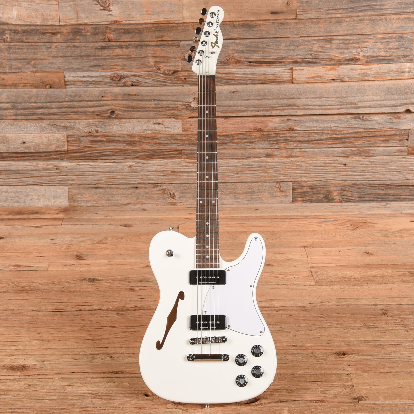Fender Jim Adkins JA-90 Telecaster Thinline white 2022 Electric Guitars