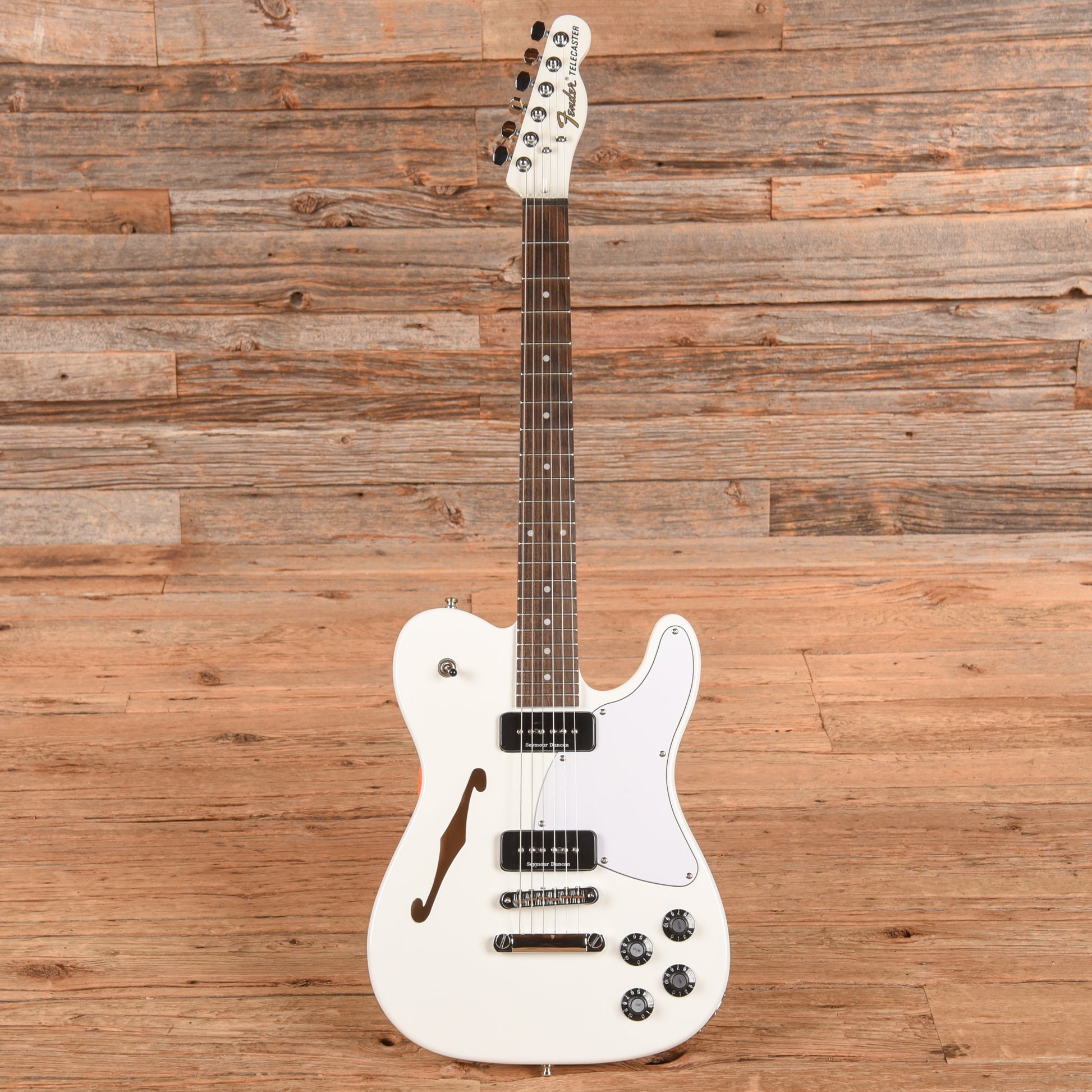 Fender Jim Adkins JA-90 Telecaster Thinline white 2022 Electric Guitars