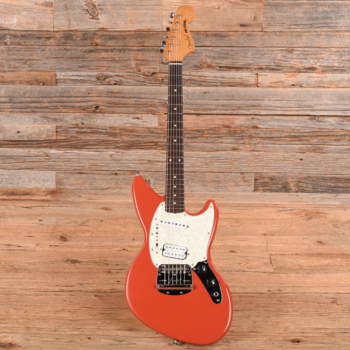 Fender Kurt Cobain Signature Jagstang Fiesta Red 2021 Electric Guitars