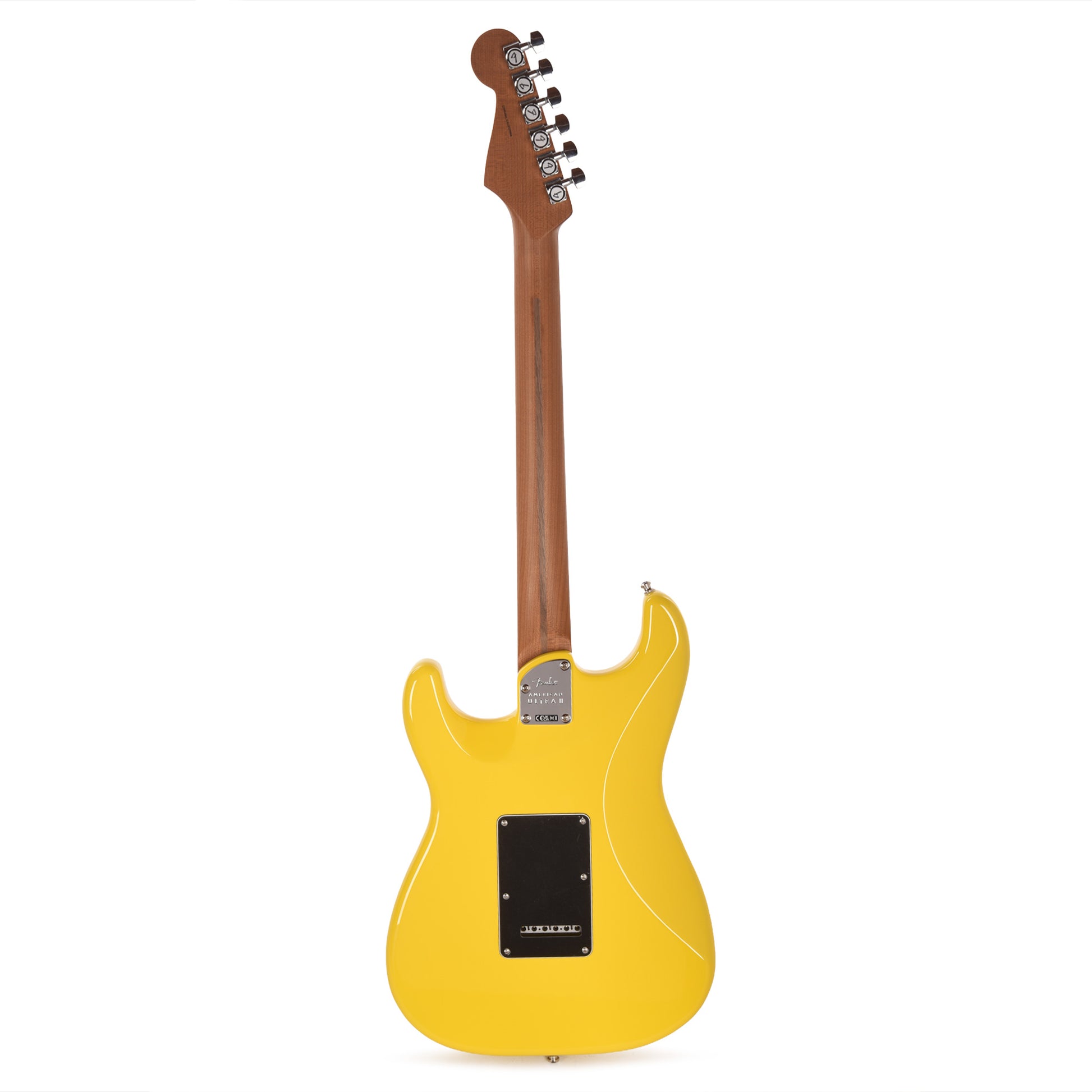 Fender Limited Edition American Ultra II Stratocaster HSS Graffiti Yellow w/Seymour Duncan Antiquity Bridge Humbucker Electric Guitars