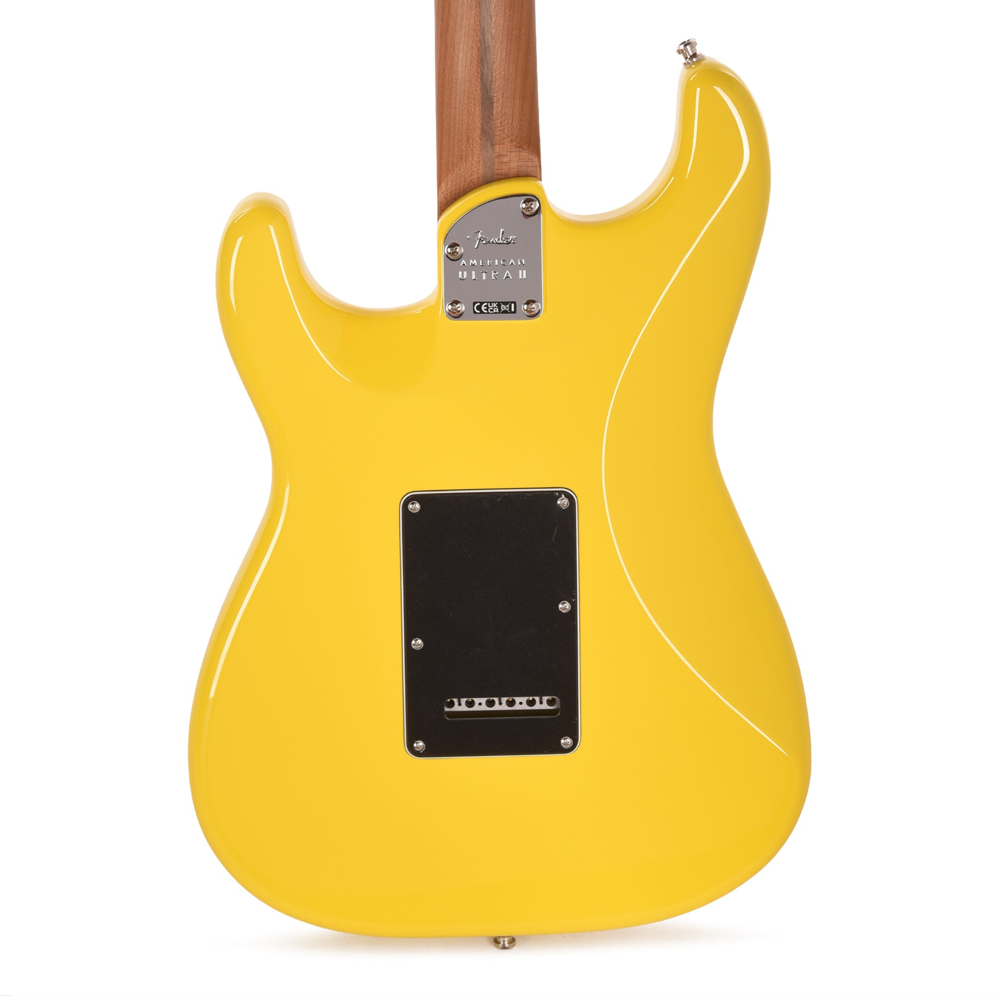 Fender Limited Edition American Ultra II Stratocaster HSS Graffiti Yellow w/Seymour Duncan Antiquity Bridge Humbucker Electric Guitars