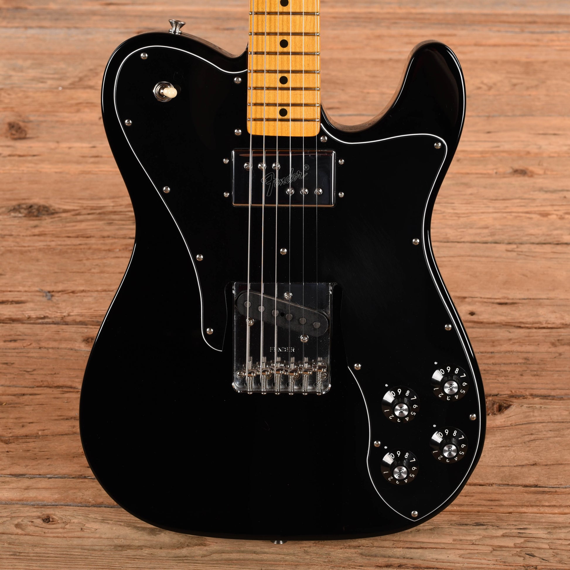 Fender Limited Edition American Vintage II '77 Telecaster Custom Black 2022 Electric Guitars