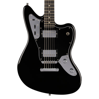 Fender Limited Edition Player Fusion Jaguar Baritone Black Electric Guitars