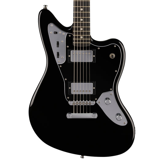 Fender Limited Edition Player Fusion Jaguar Baritone Black Electric Guitars