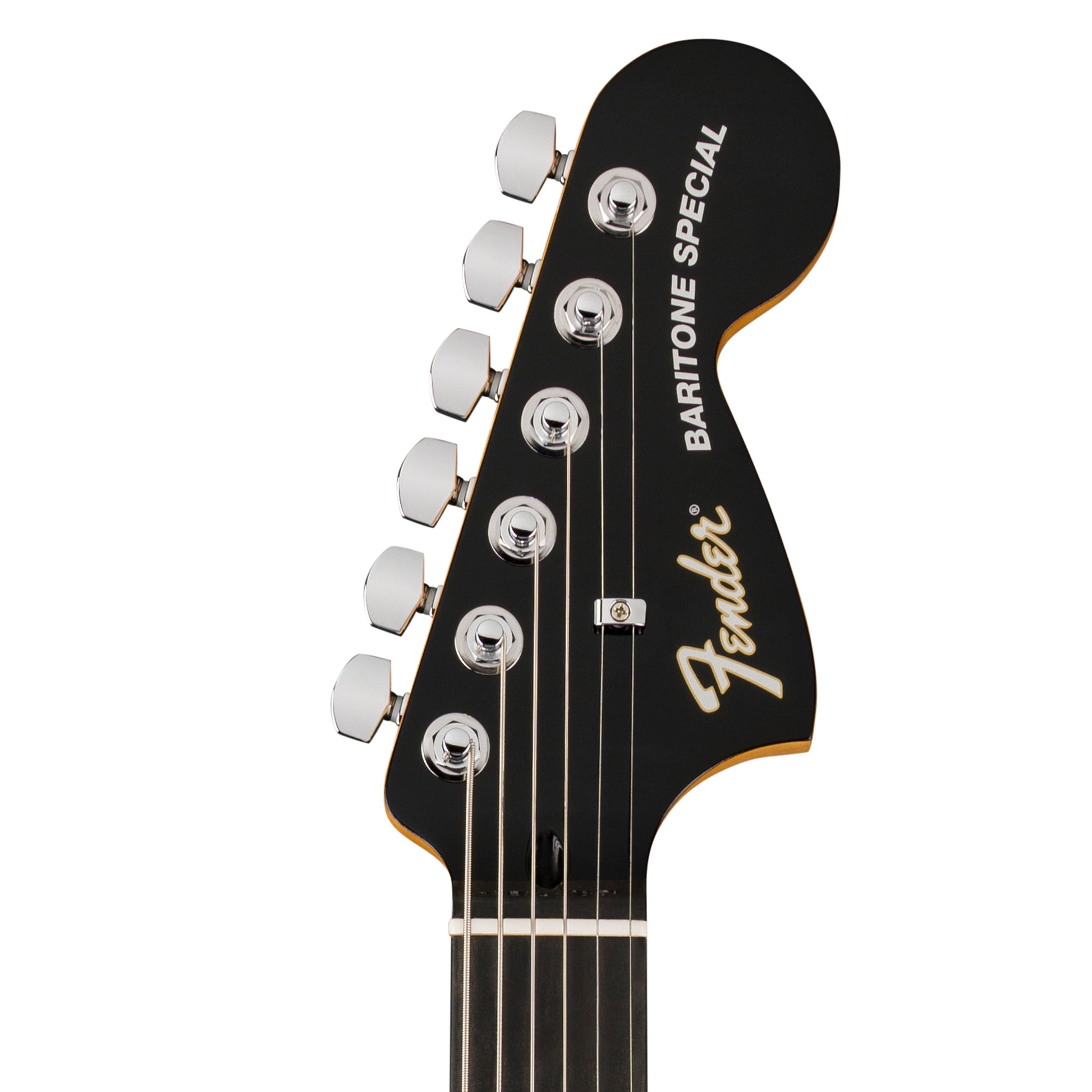Fender Limited Edition Player Fusion Jaguar Baritone Black Electric Guitars