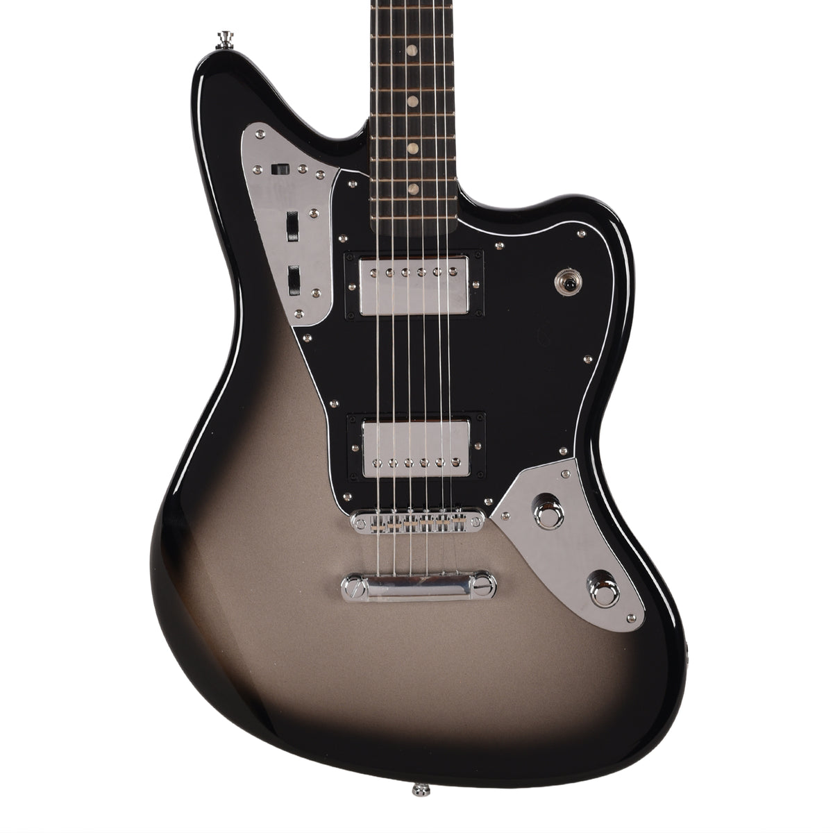 Fender Limited Edition Player Fusion Jaguar Baritone Silverburst Electric Guitars