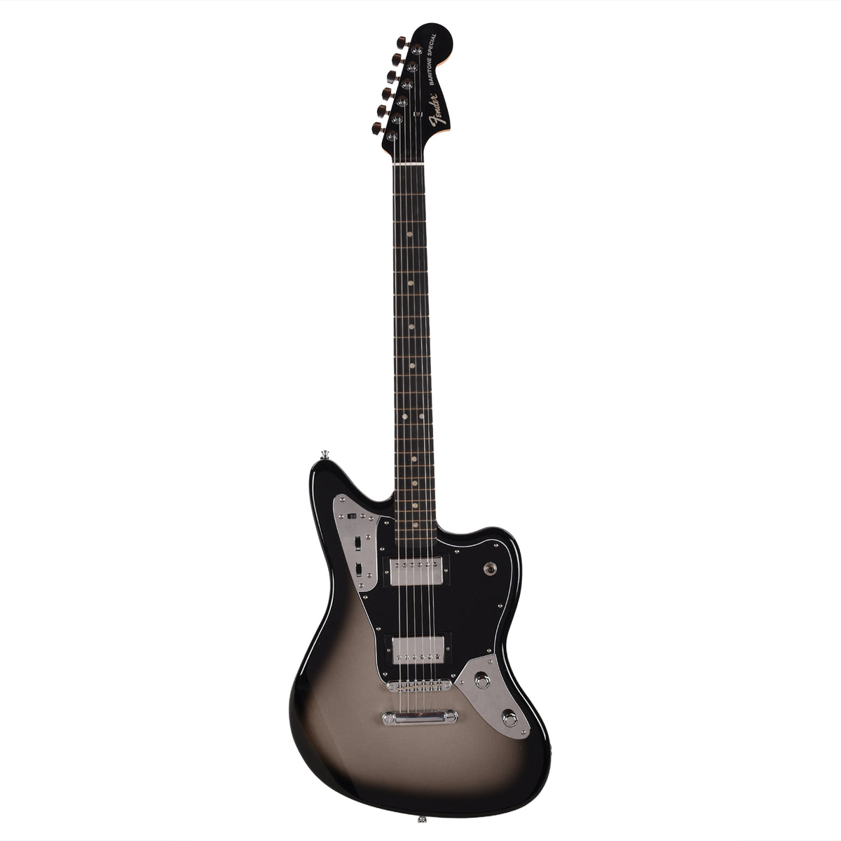 Fender Limited Edition Player Fusion Jaguar Baritone Silverburst Electric Guitars
