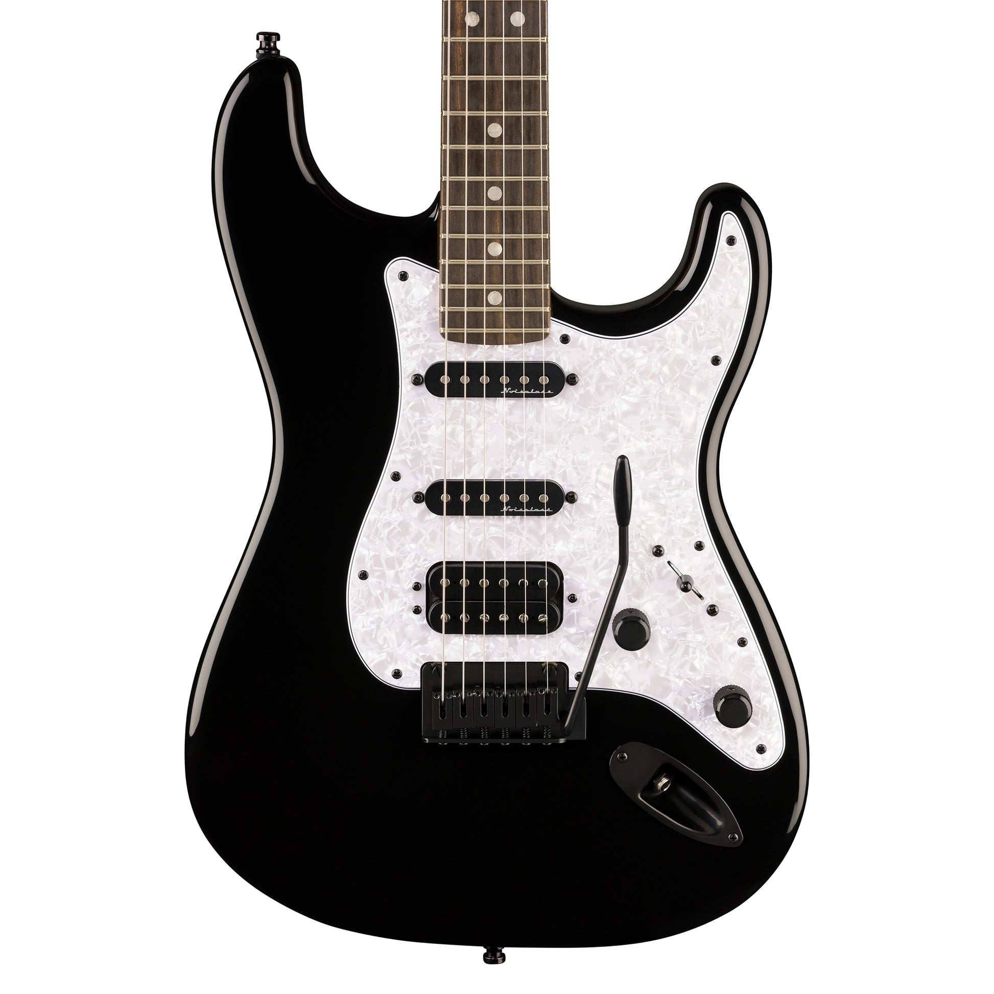 Fender Limited Edition Player Fusion Stratocaster HSS Black Electric Guitars