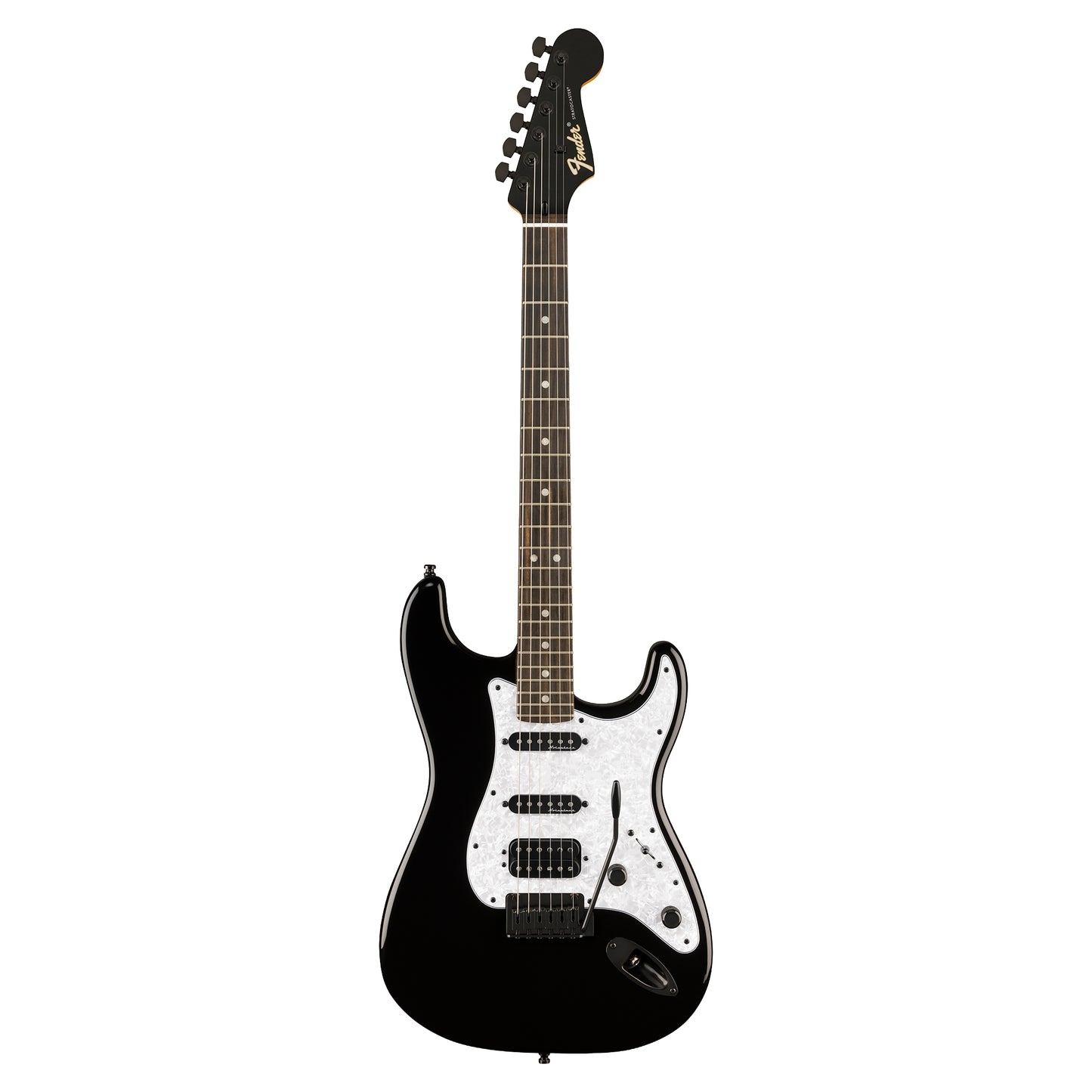 Fender Limited Edition Player Fusion Stratocaster HSS Black Electric Guitars