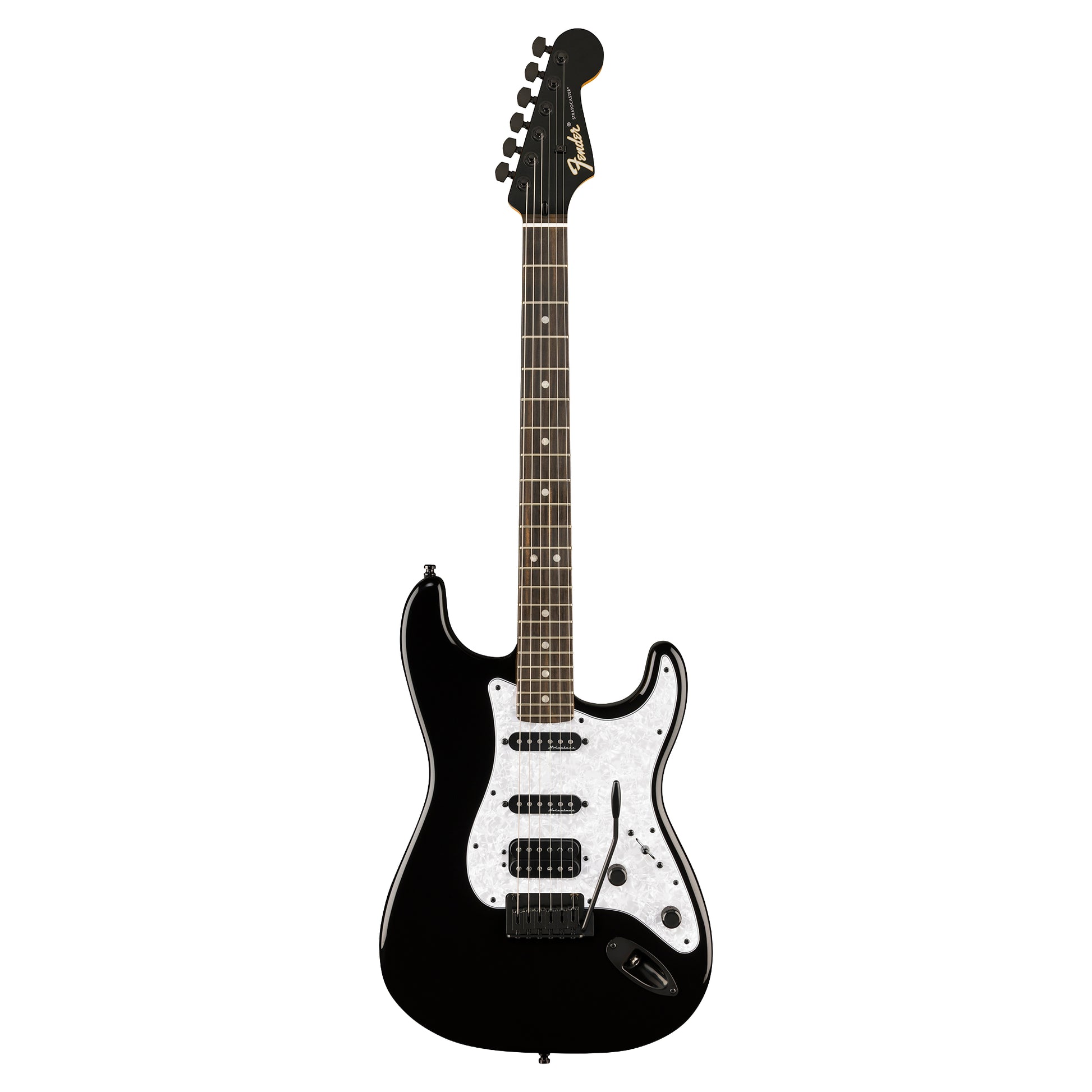 Fender Limited Edition Player Fusion Stratocaster HSS Black Electric Guitars