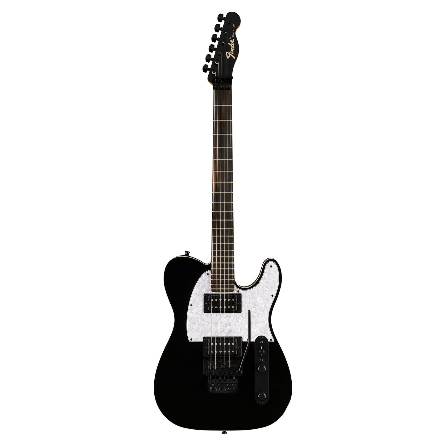 Fender Limited Edition Player Fusion Telecaste HH Floyd Rose Black Electric Guitars