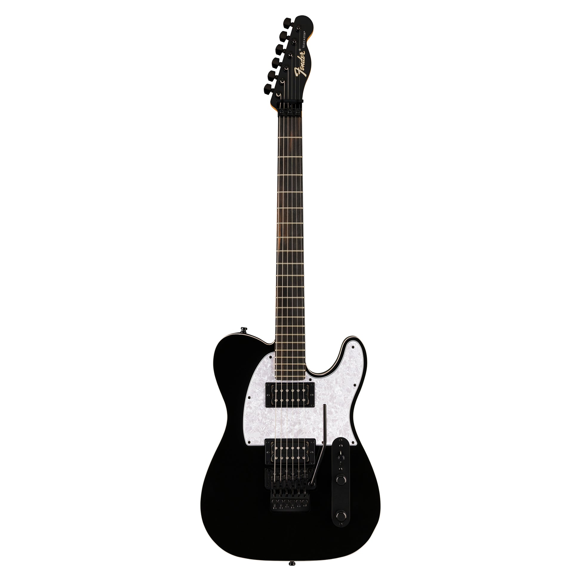 Fender Limited Edition Player Fusion Telecaste HH Floyd Rose Black Electric Guitars