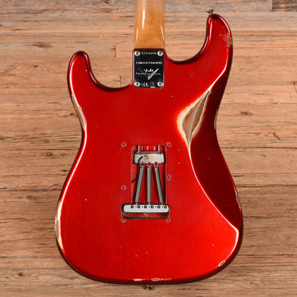 Fender LTD RSTD Bighead Stratocaster Relic Candy Apple Red 2023 Electric Guitars