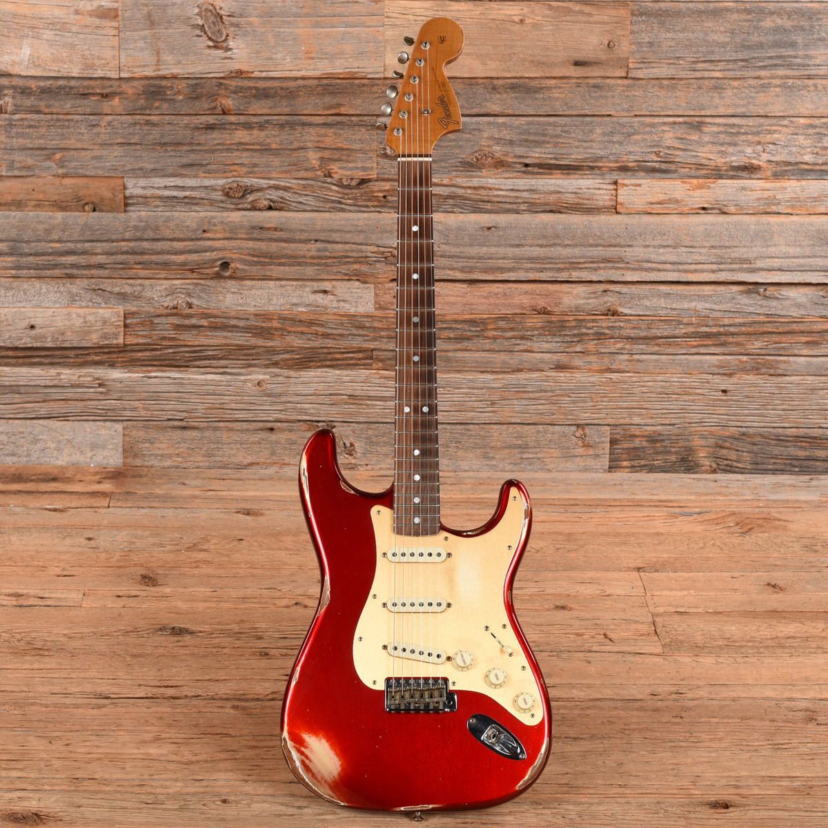 Fender LTD RSTD Bighead Stratocaster Relic Candy Apple Red 2023 Electric Guitars