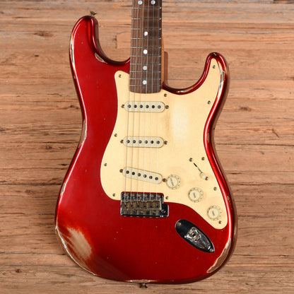 Fender LTD RSTD Bighead Stratocaster Relic Candy Apple Red 2023 Electric Guitars