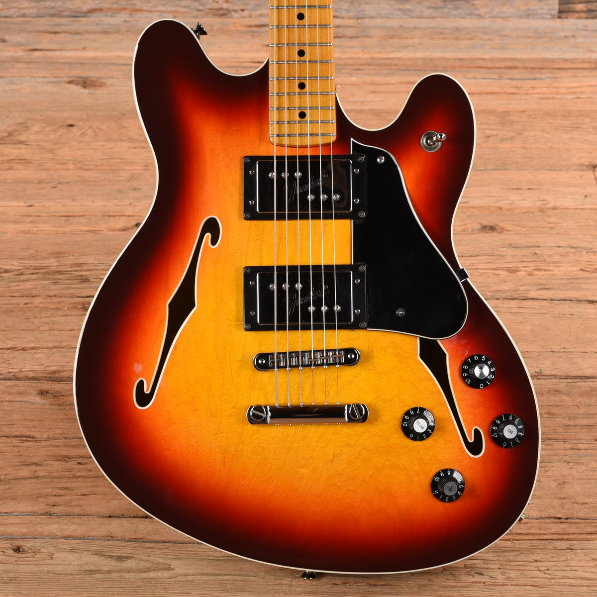 Fender Modern Player Starcaster Aged Cherry Sunburst 2013 Electric Guitars