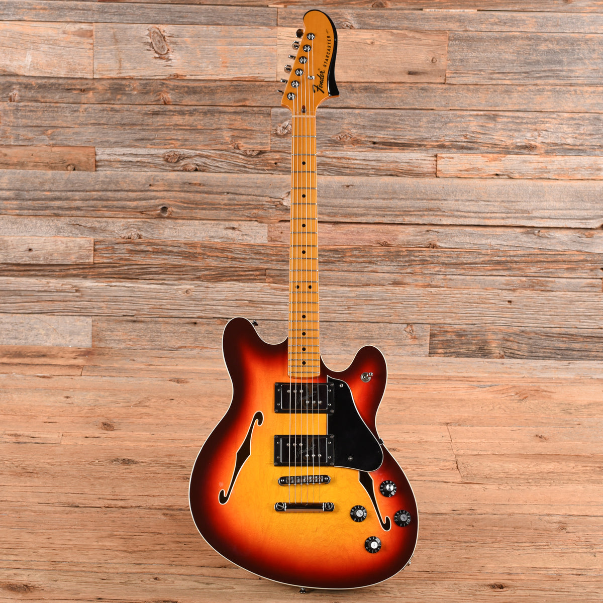 Fender Modern Player Starcaster Aged Cherry Sunburst 2013 Electric Guitars
