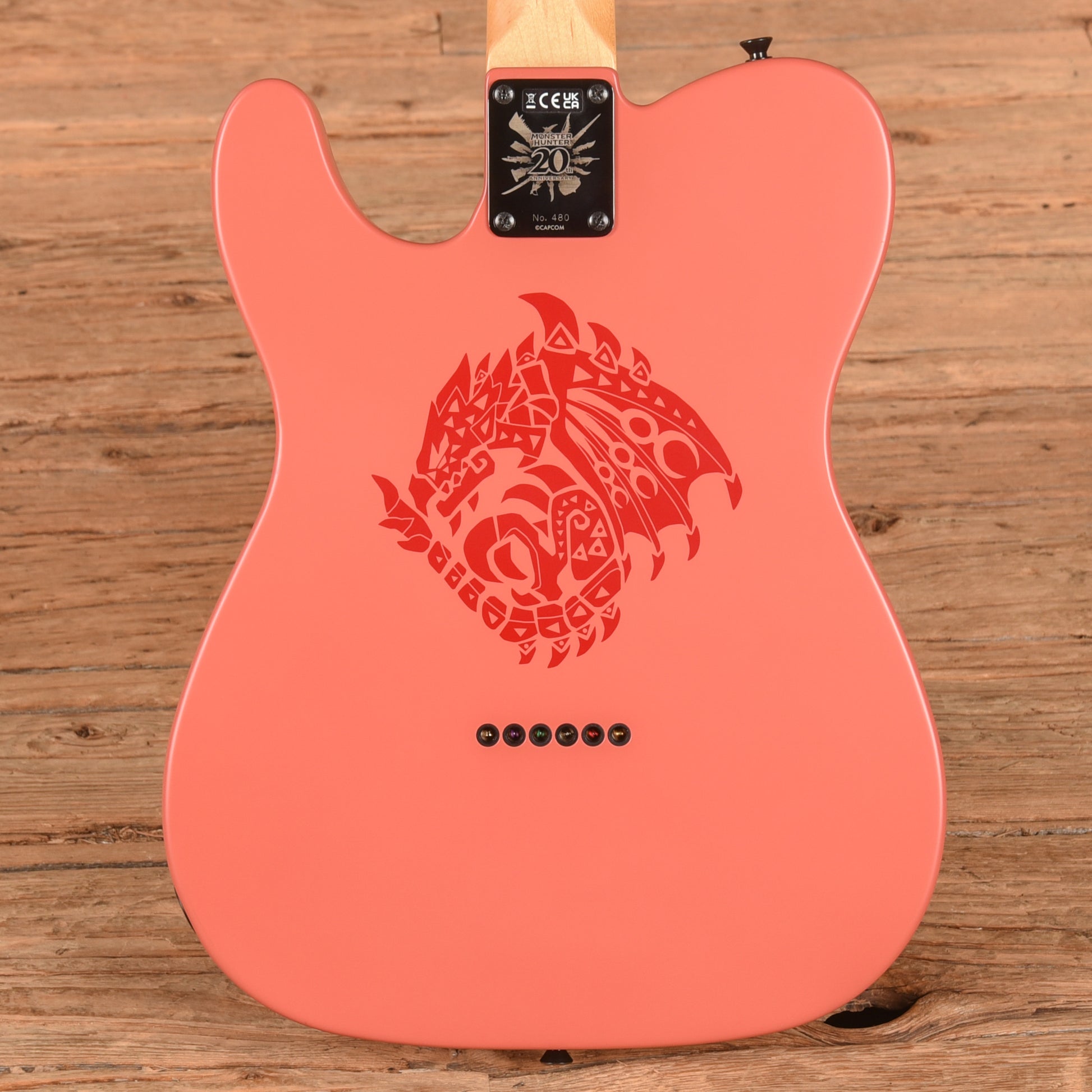Fender Monster Hunter Rathalos Telecaster Rathalos Red 2025 Electric Guitars