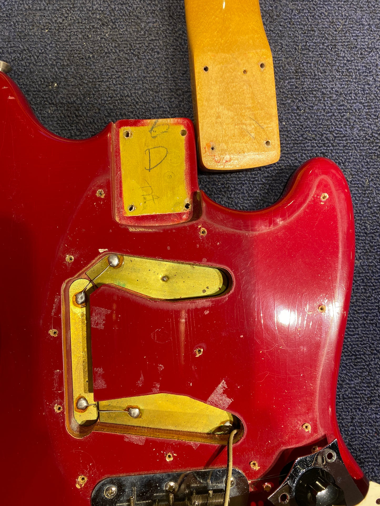 Fender Musicmaster II Dakota Red 1966 Electric Guitars