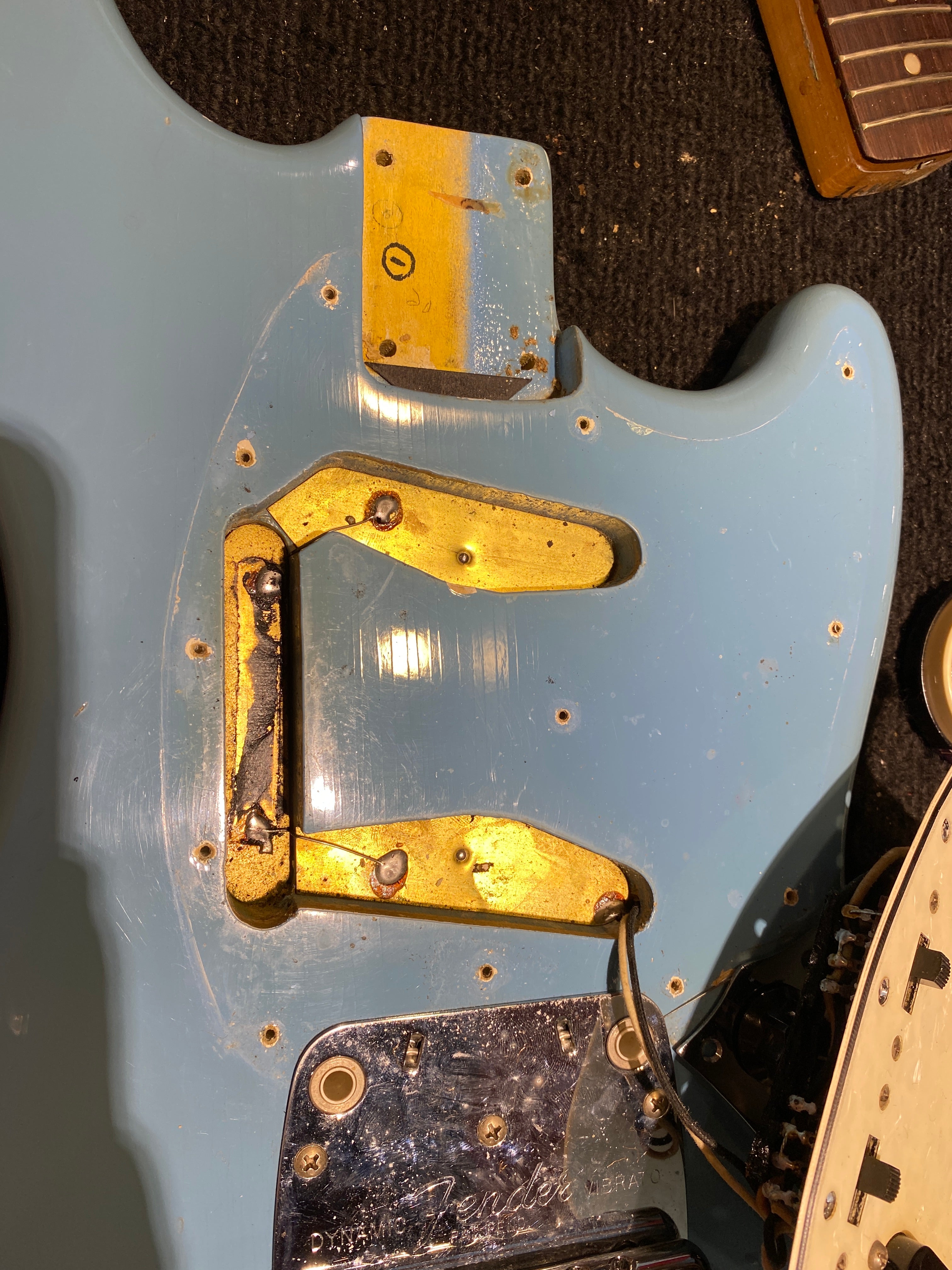 Fender Mustang Daphne Blue 1966 Electric Guitars