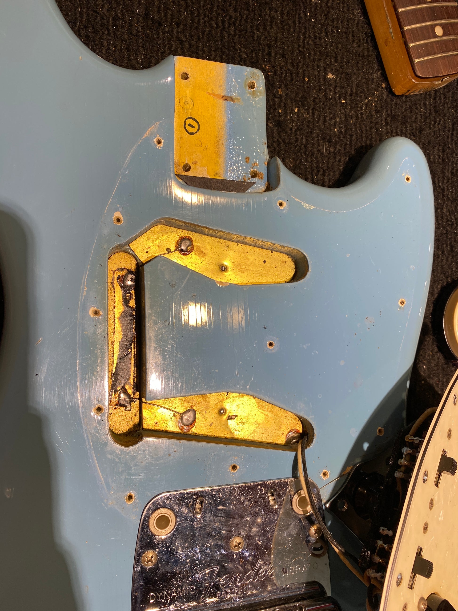 Fender Mustang Daphne Blue 1966 Electric Guitars
