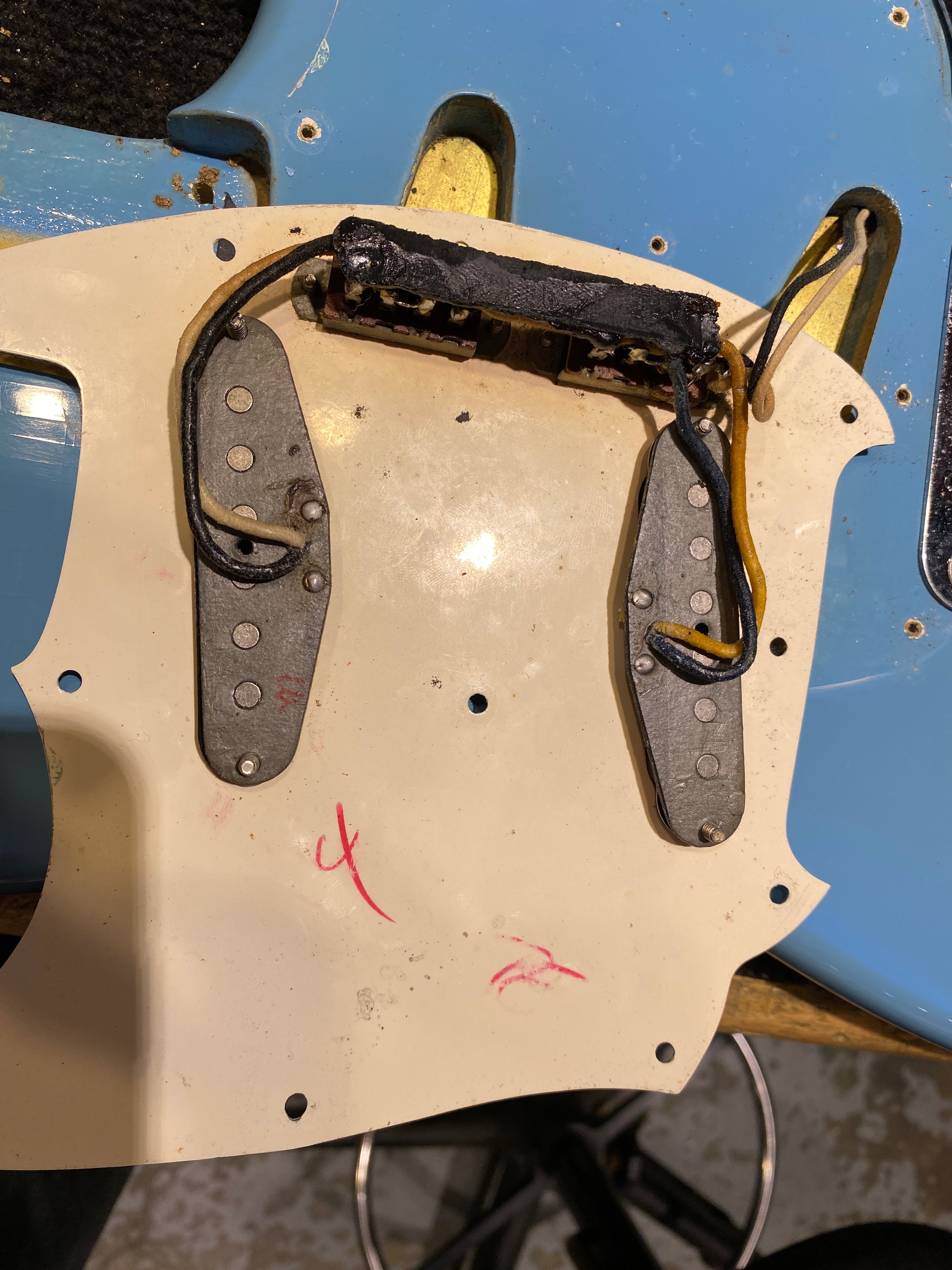 Fender Mustang Daphne Blue 1966 Electric Guitars