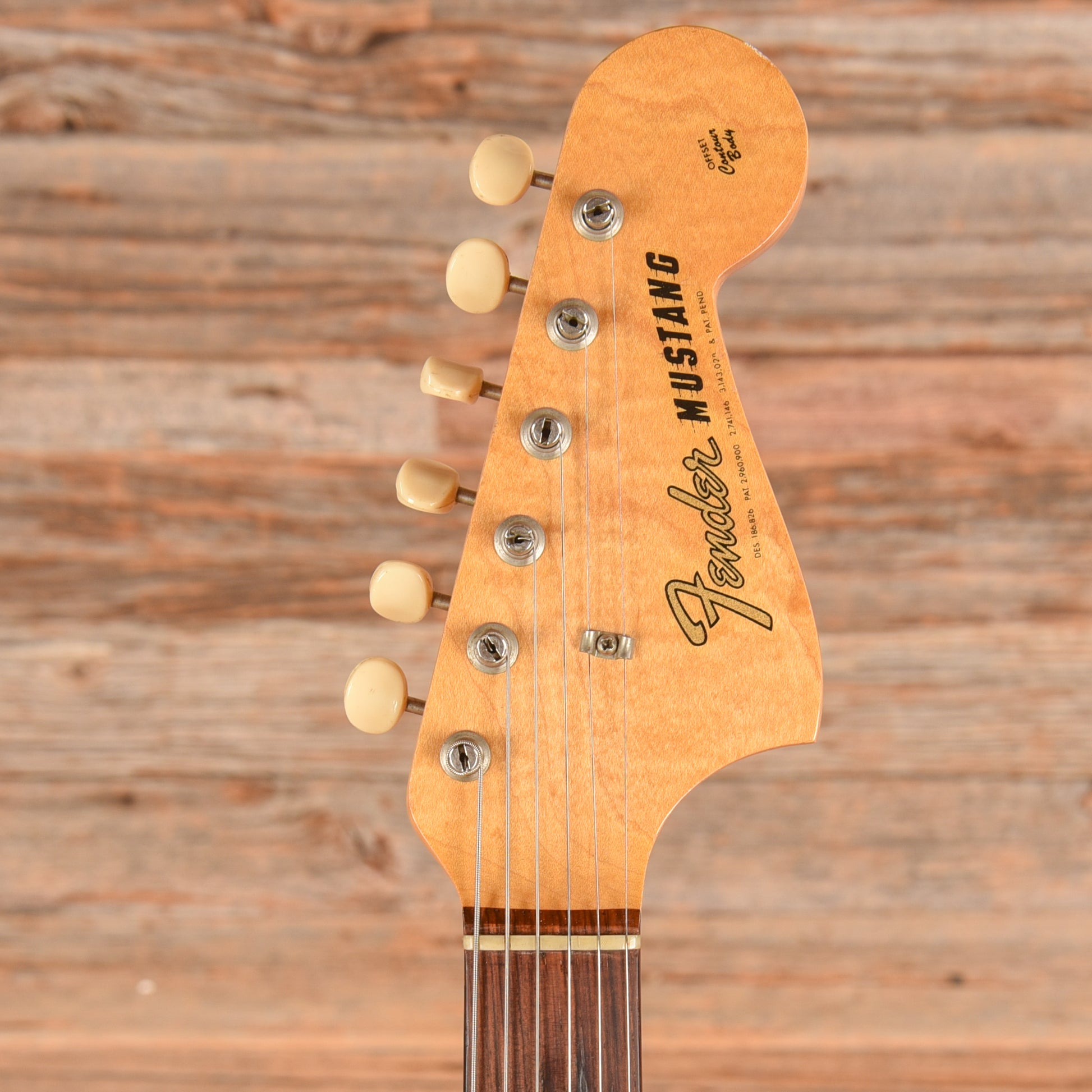 Fender Mustang Red 1965 Electric Guitars