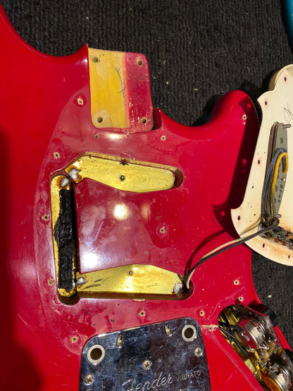 Fender Mustang Red 1965 Electric Guitars