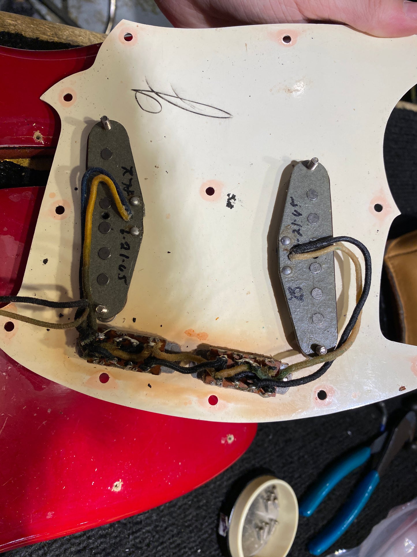 Fender Mustang Red 1965 Electric Guitars
