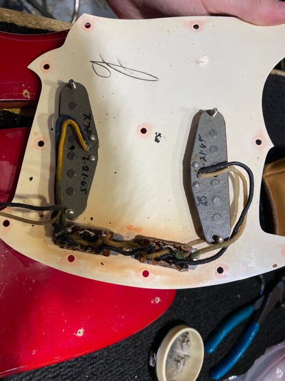 Fender Mustang Red 1965 Electric Guitars