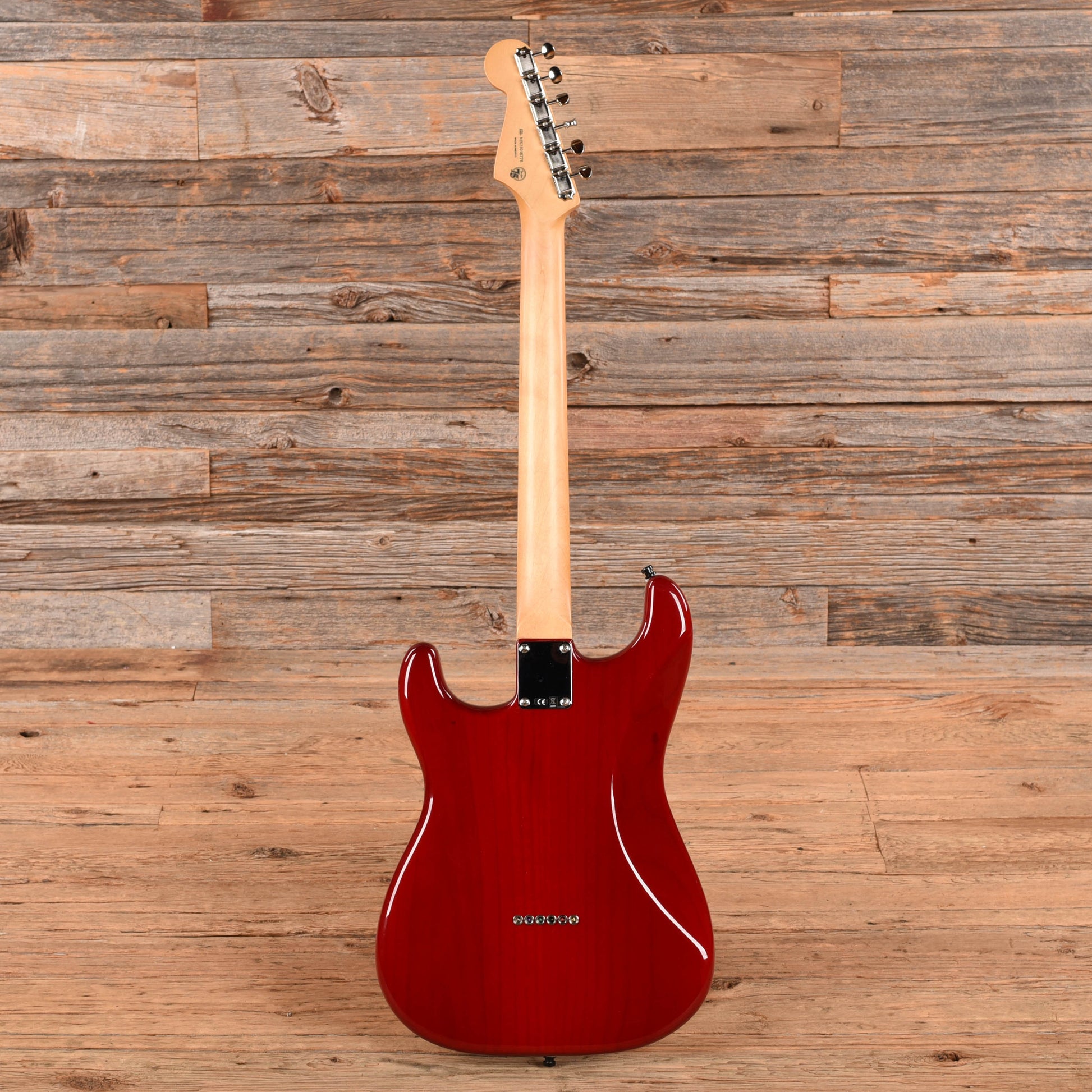 Fender Noventa Stratocaster Crimson Red Transparent 2021 Electric Guitars