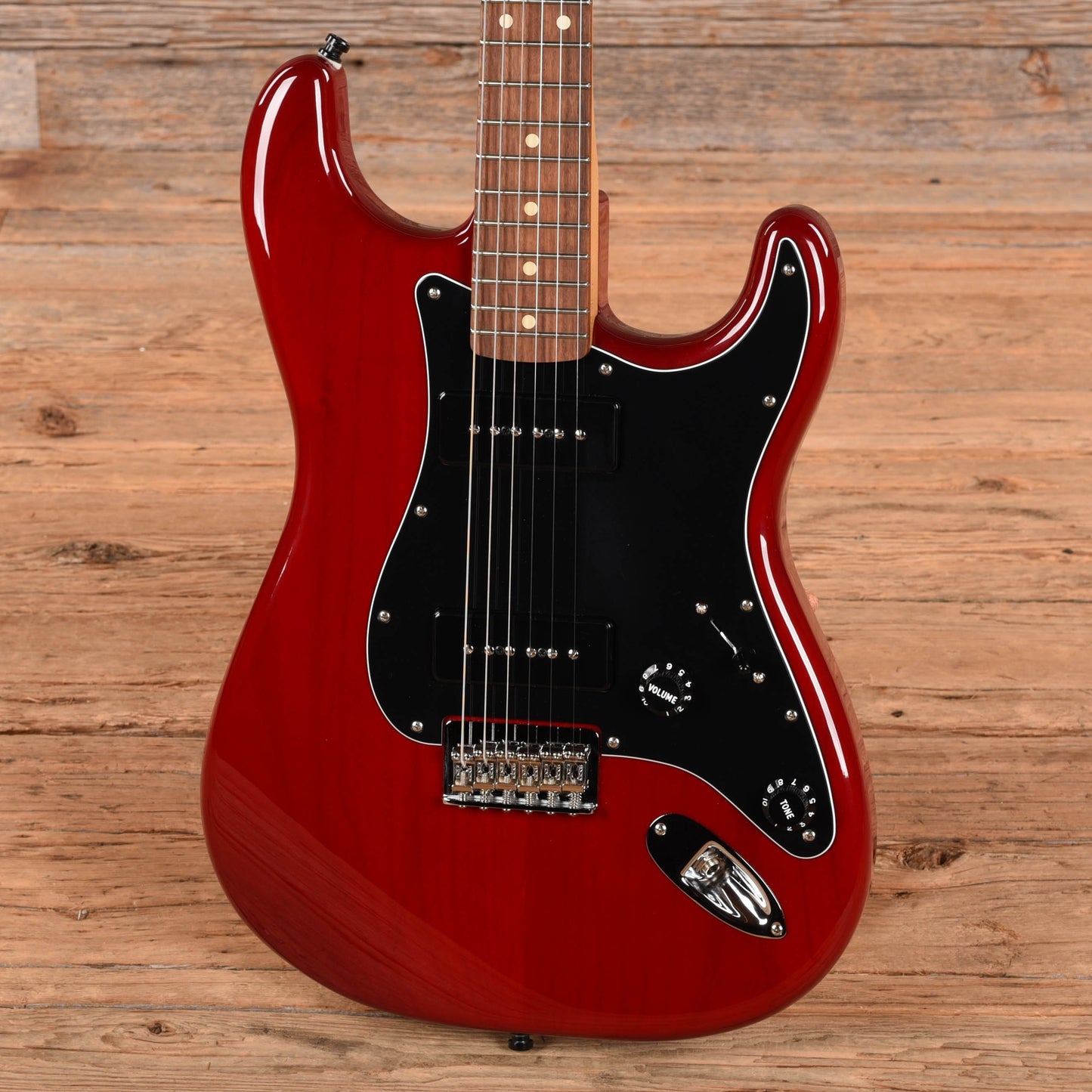 Fender Noventa Stratocaster Crimson Red Transparent 2021 Electric Guitars