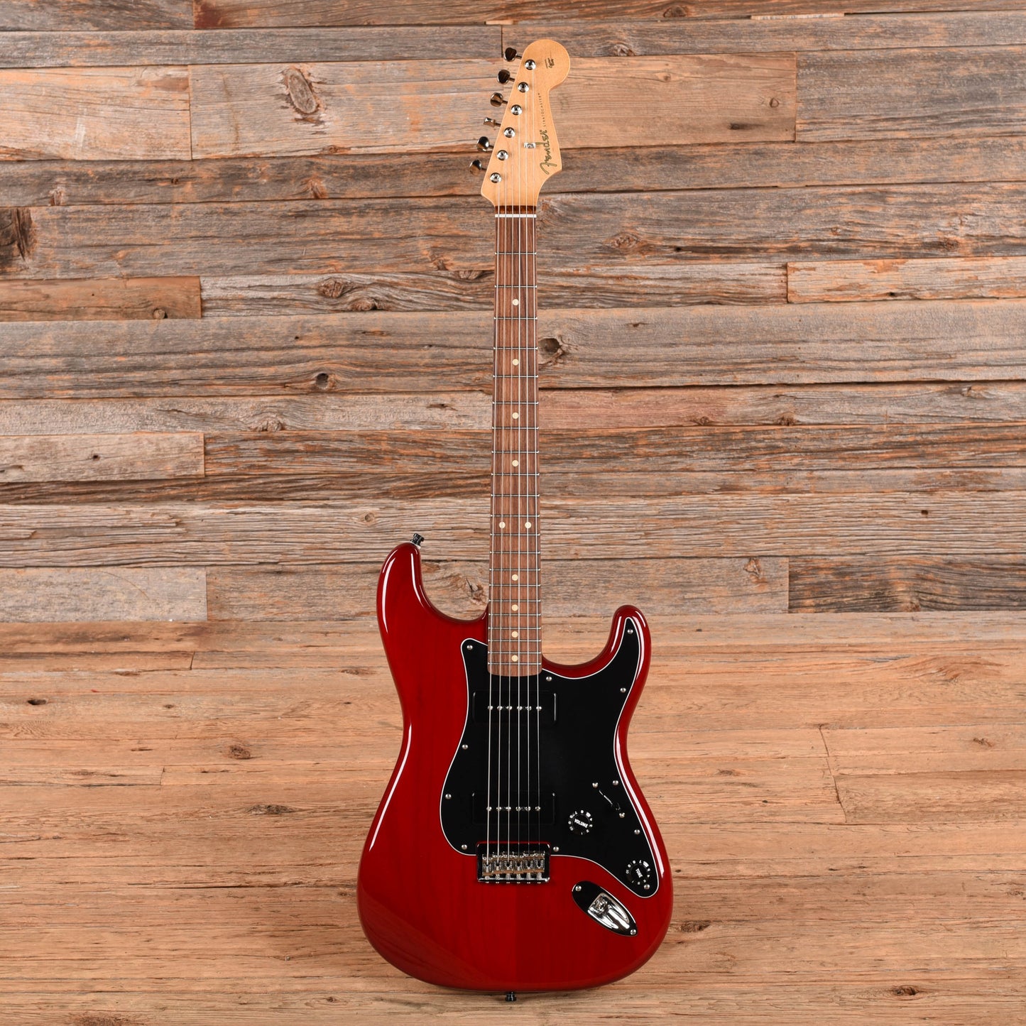 Fender Noventa Stratocaster Crimson Red Transparent 2021 Electric Guitars