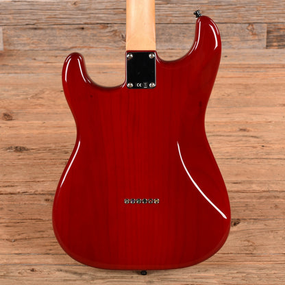 Fender Noventa Stratocaster Crimson Red Transparent 2021 Electric Guitars