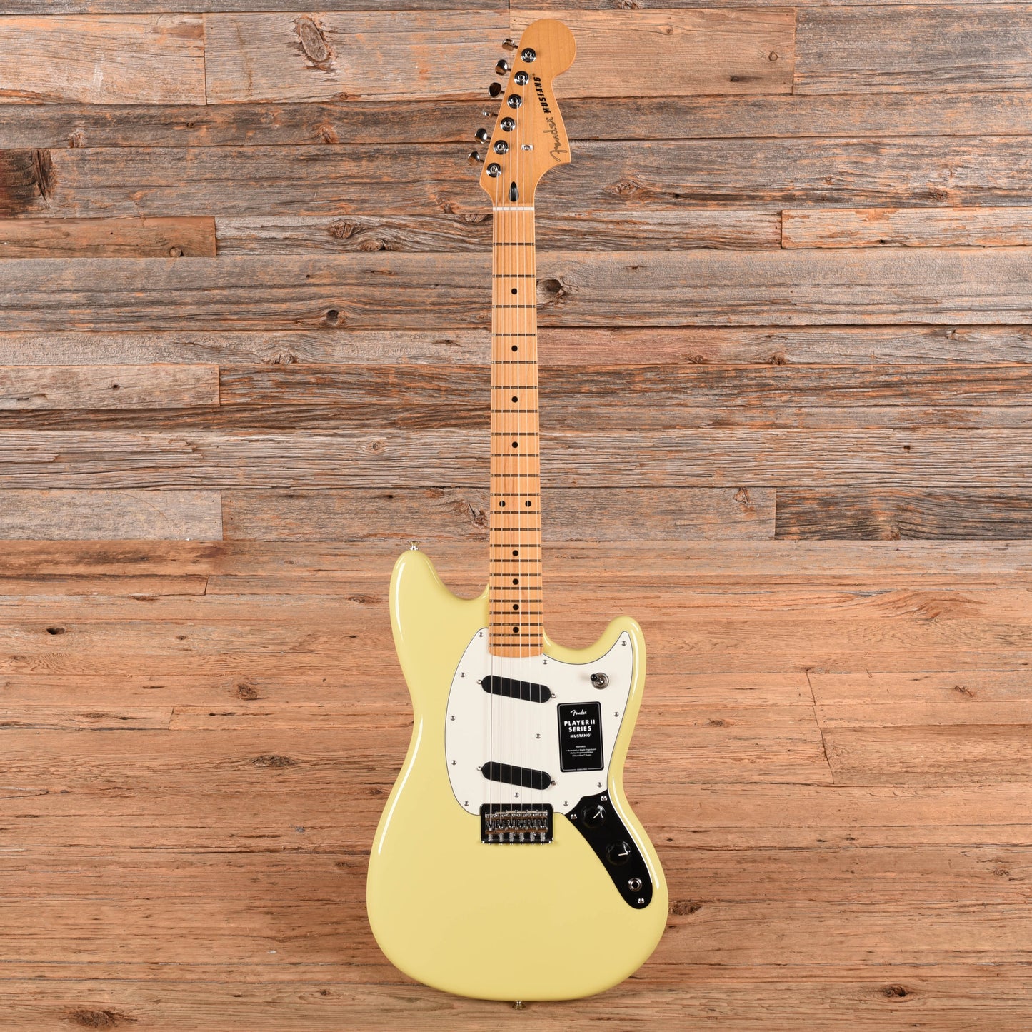Fender Player II Mustang Hialeah Yellow 2026 Electric Guitars