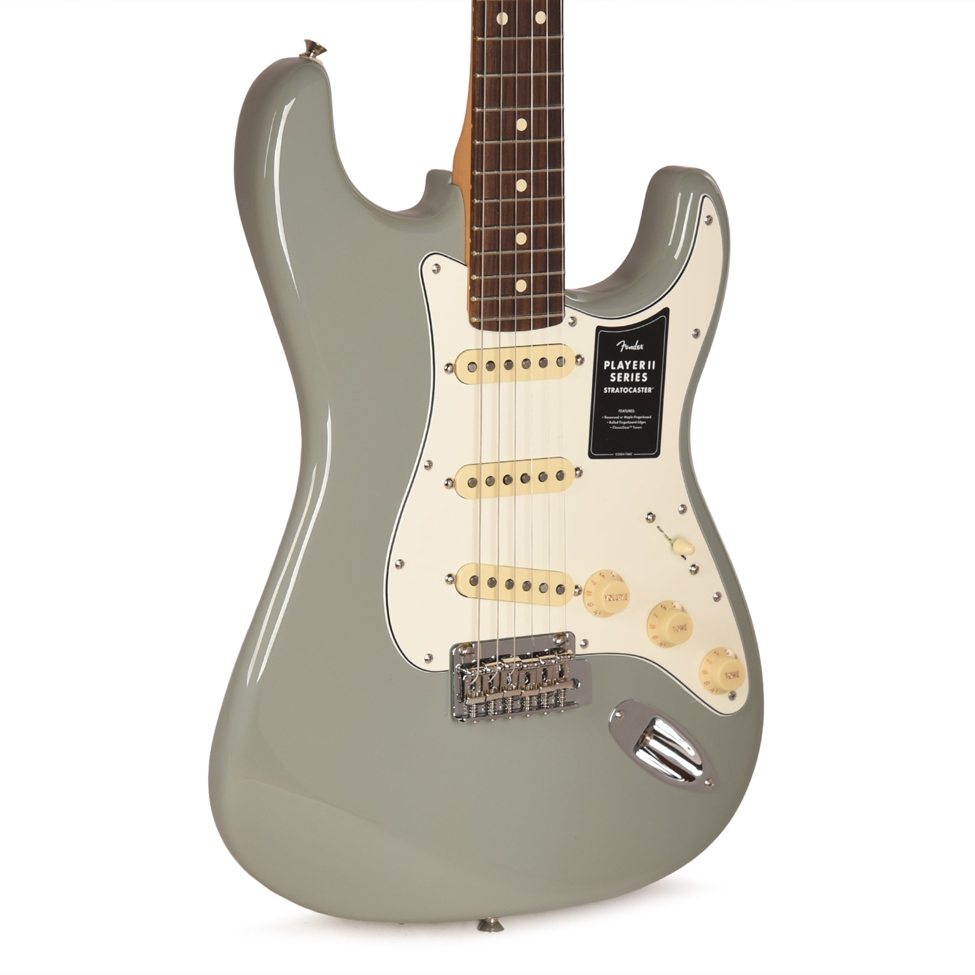 Fender Player II Stratocaster Cactus Gray Electric Guitars