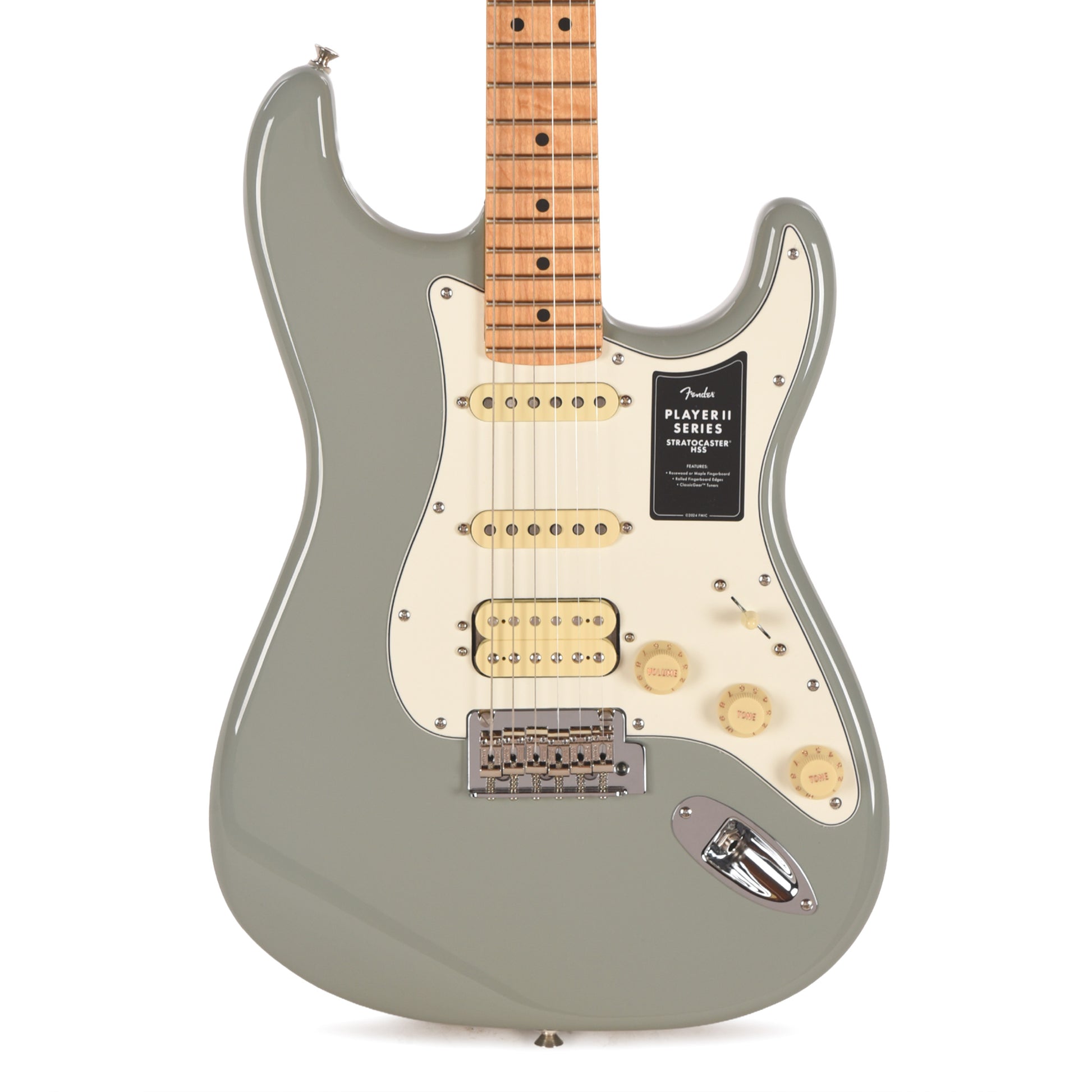 Fender Player II Stratocaster HSS Cactus Gray Electric Guitars